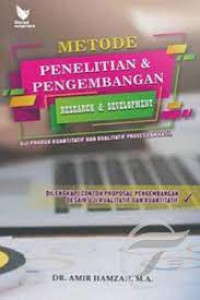 Metode Penelitian dan Pengembangan : Research and Development