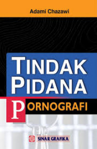 Tindak Pidana Pornografi