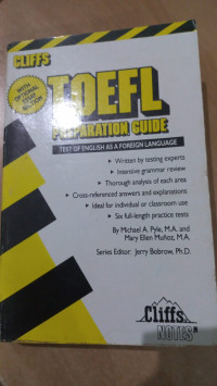 Cliffs TOEFL preparation guide: test of English as a foreign language