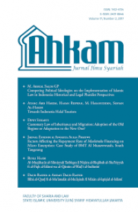 Competing Political Ideologies on the Implementation of Islamic Law in Indonesia: Historical and Legal Pluralist Perspectives