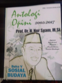 Antologi Opini 2005-2017 buku IV: Pendidikan