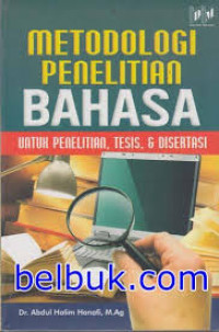 Metode Penelitian Bahasa