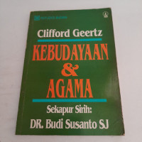 Kebudayaan dan agama / Clifford Geertz