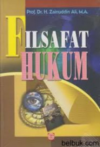 Filsafat Hukum / Zainuddin Ali