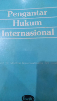 Pengantar Hukum Internasional Buku 1