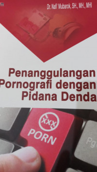 Penanggulangan Pornografi dengan Pidana Denda