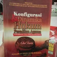 Konfigurasi dan Dinamika Hukum Peradilan Agama : Perkembangan Teori, Aturan dan Prakteknya