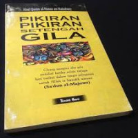 Pikiran-Pikiran Setengah Gila : Abul Qasim al Hasan an Naisabury