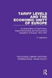 Tariff levels and the economic unity of Europe