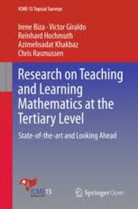 Research on teaching and learning mathematics at the tertiary level